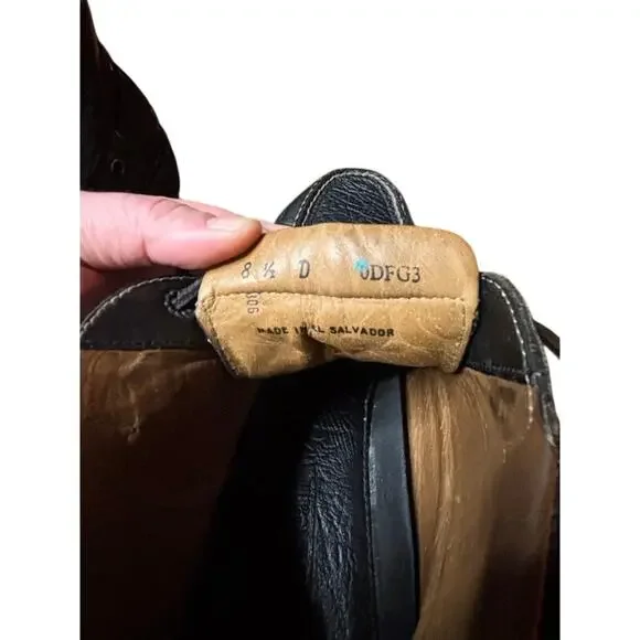 L. L. Bean Chukka Black Leather Boots Jackman Ranger Moccasin Men's Size 8.5 - Picture 11 of 13